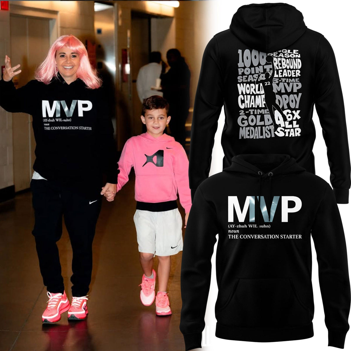 Limited Edition Las Vegas Aces x A'JA MVP 2025 Hoodie