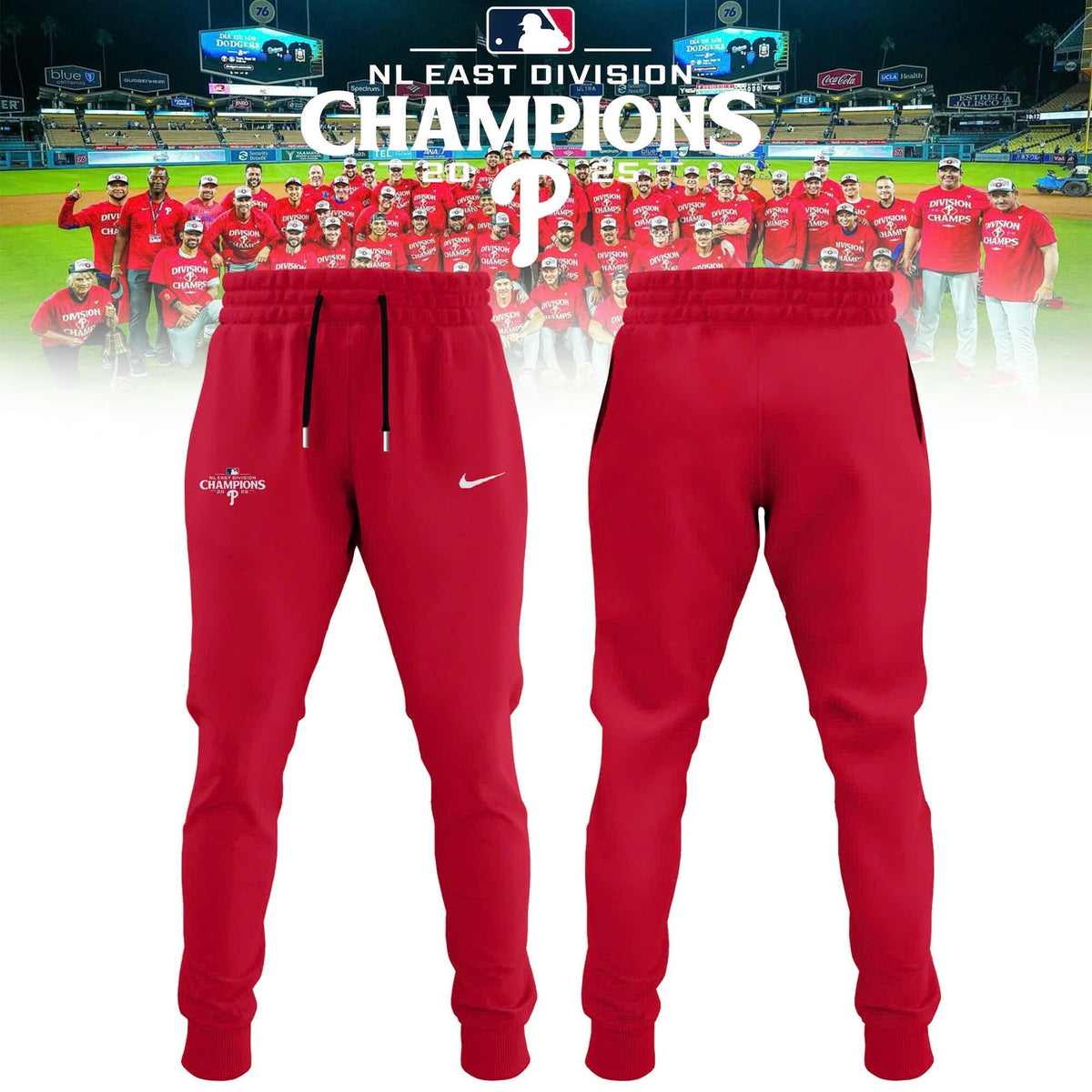 Philadelphia Phillies T-Shirt BACK-TO-BACK NL EAST CHAMPIONS