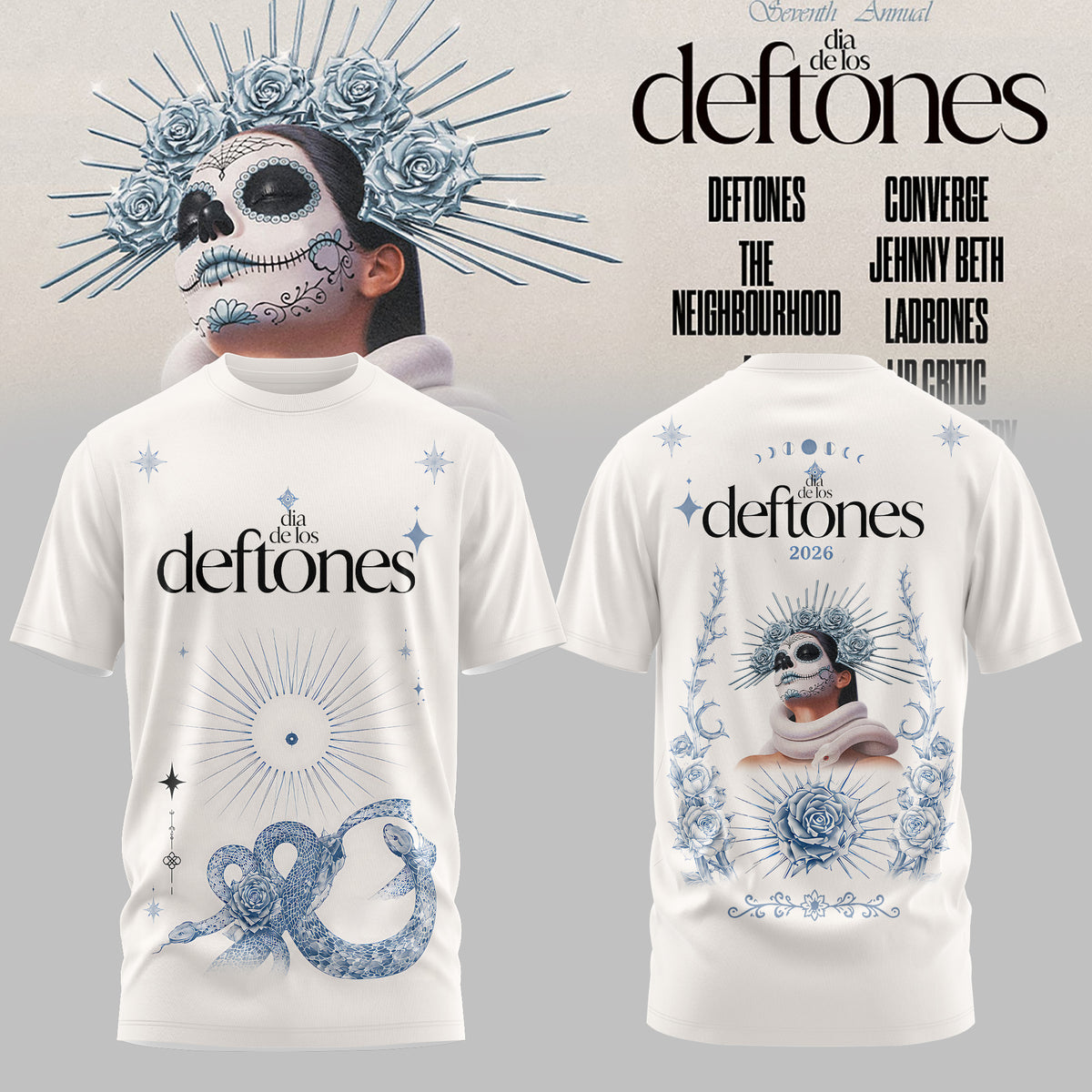 Dia De Los Deftones 2026 T-shirt