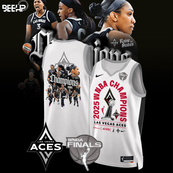 Las Vegas Aces 2025 WNBA Champions Basketball Jersey