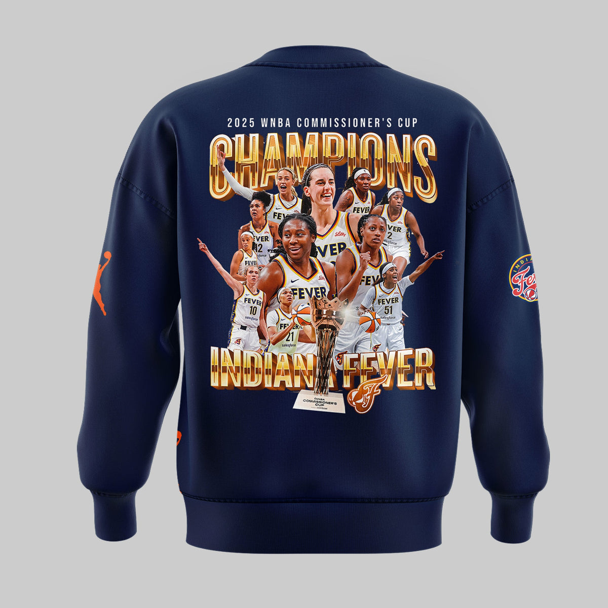 Indiana Fever 2025 WNBA Commissioner's Cup Champions SWEATSHIRT