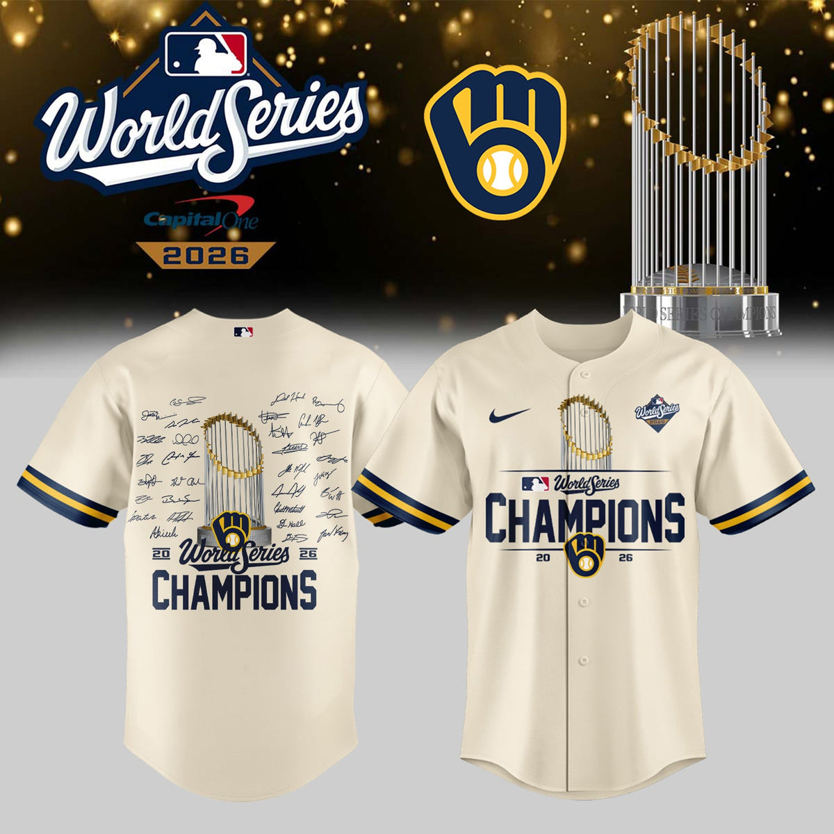 ,,Milwaukee Brewers 2026 World Series Champions – Jersey