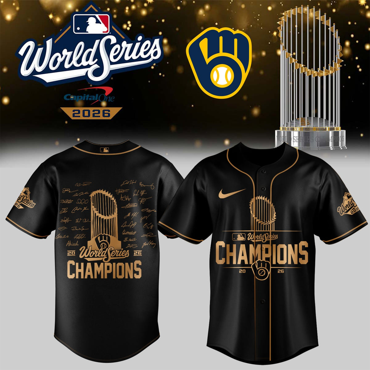 ,,Milwaukee Brewers 2026 World Series Champions – Jersey