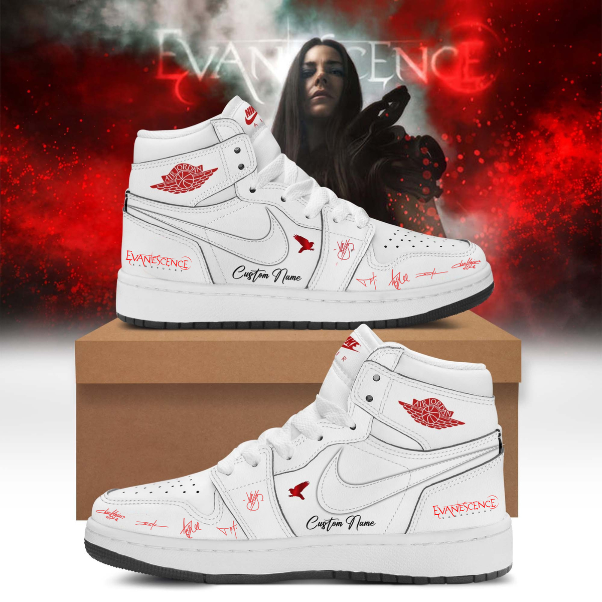 Evanescence “Sanctuary 2026 World Tour” Shoes