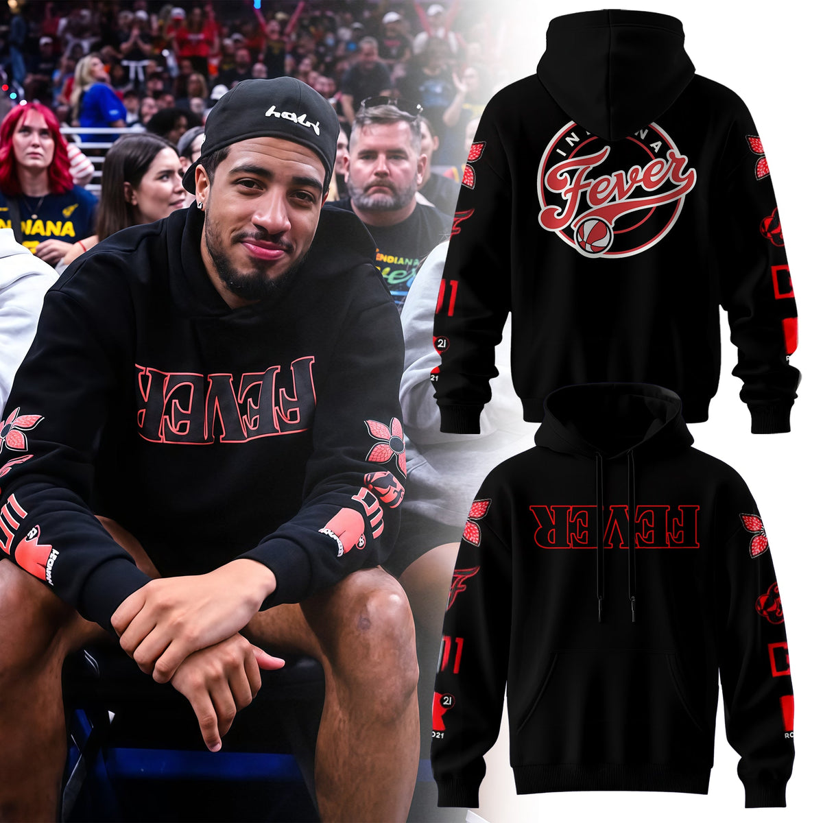 Indiana Fever Stranger Things Hoodie