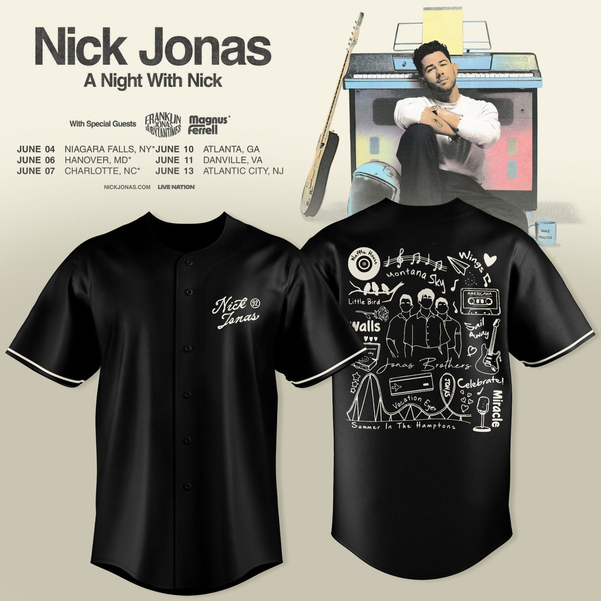 Nick Jonas – A NIGHT WITH NICK Jersey