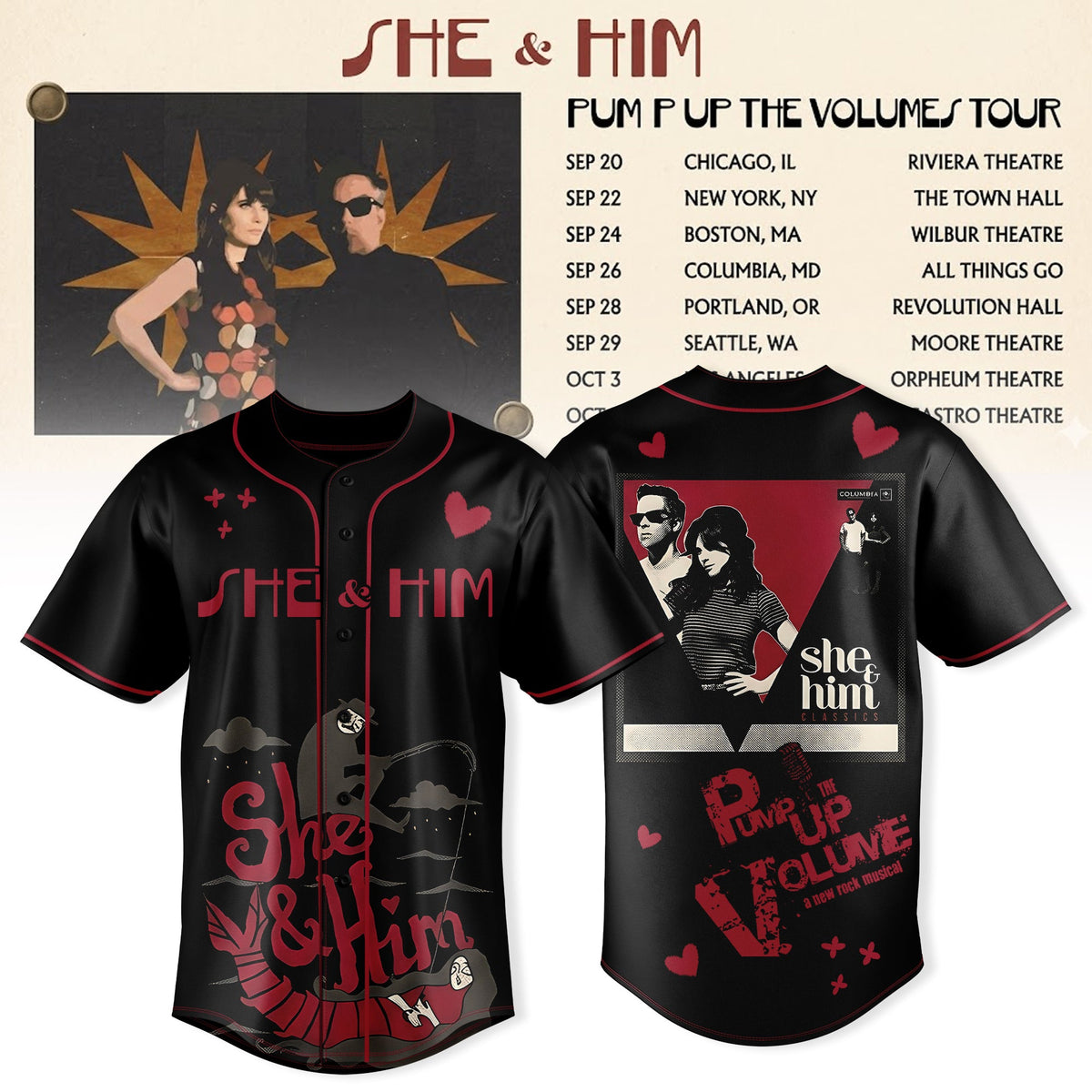 _ SHE & HIM – PUMP UP THE VOLUME COLLECTION JERSEY
