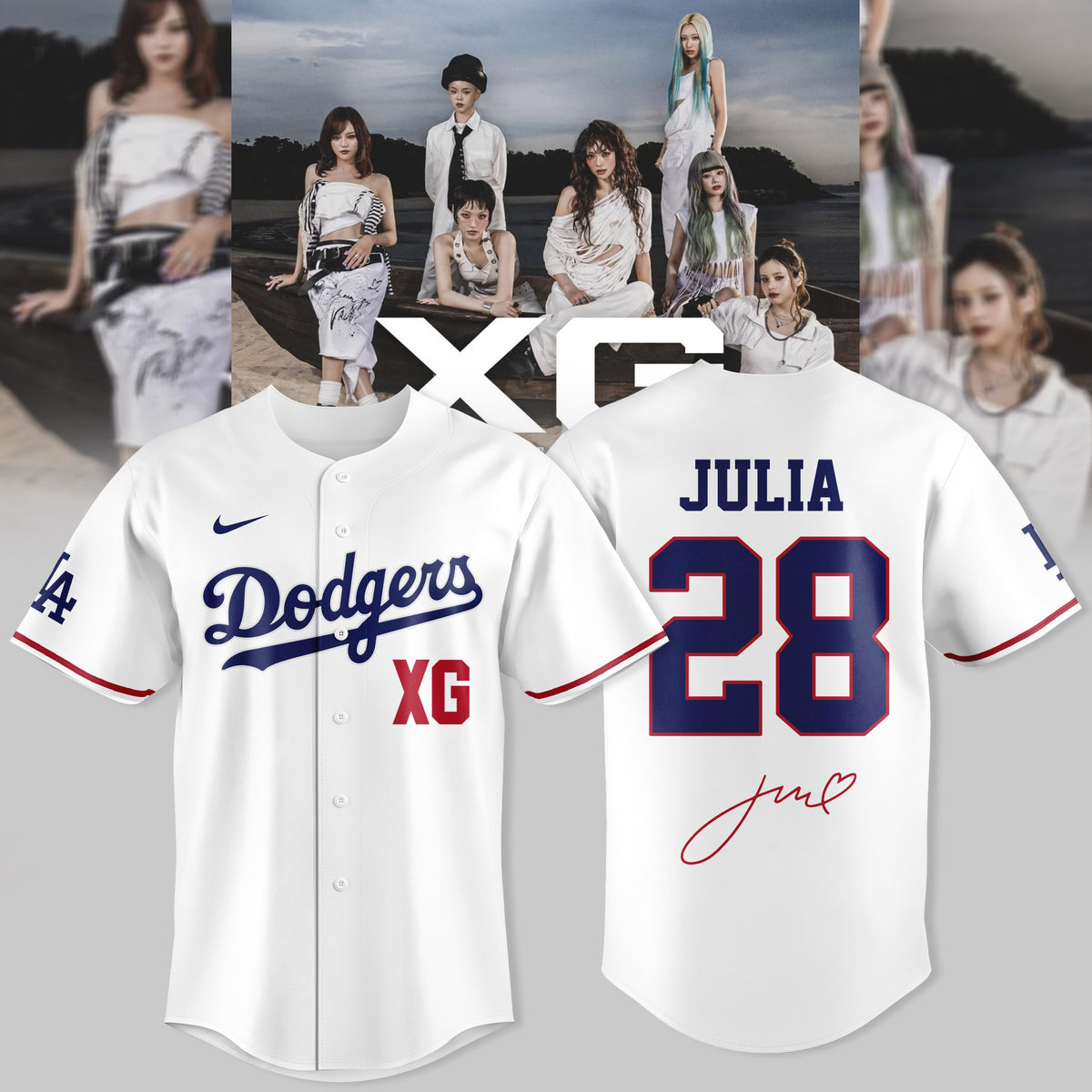 _”XG WORLD TOUR: THE CORE” Jersey Baseball