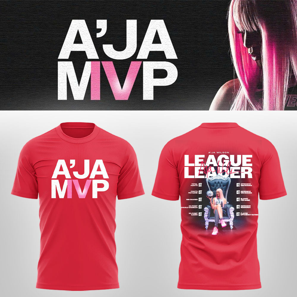 Limited Edition Las Vegas Aces x A'JA MVP 2025 T-Shirt