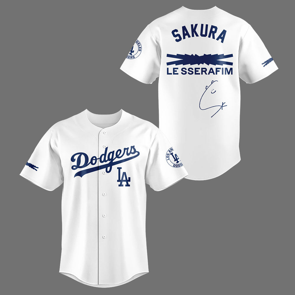 Limited Edition Dodgers x Sakura Baseball Jersey
