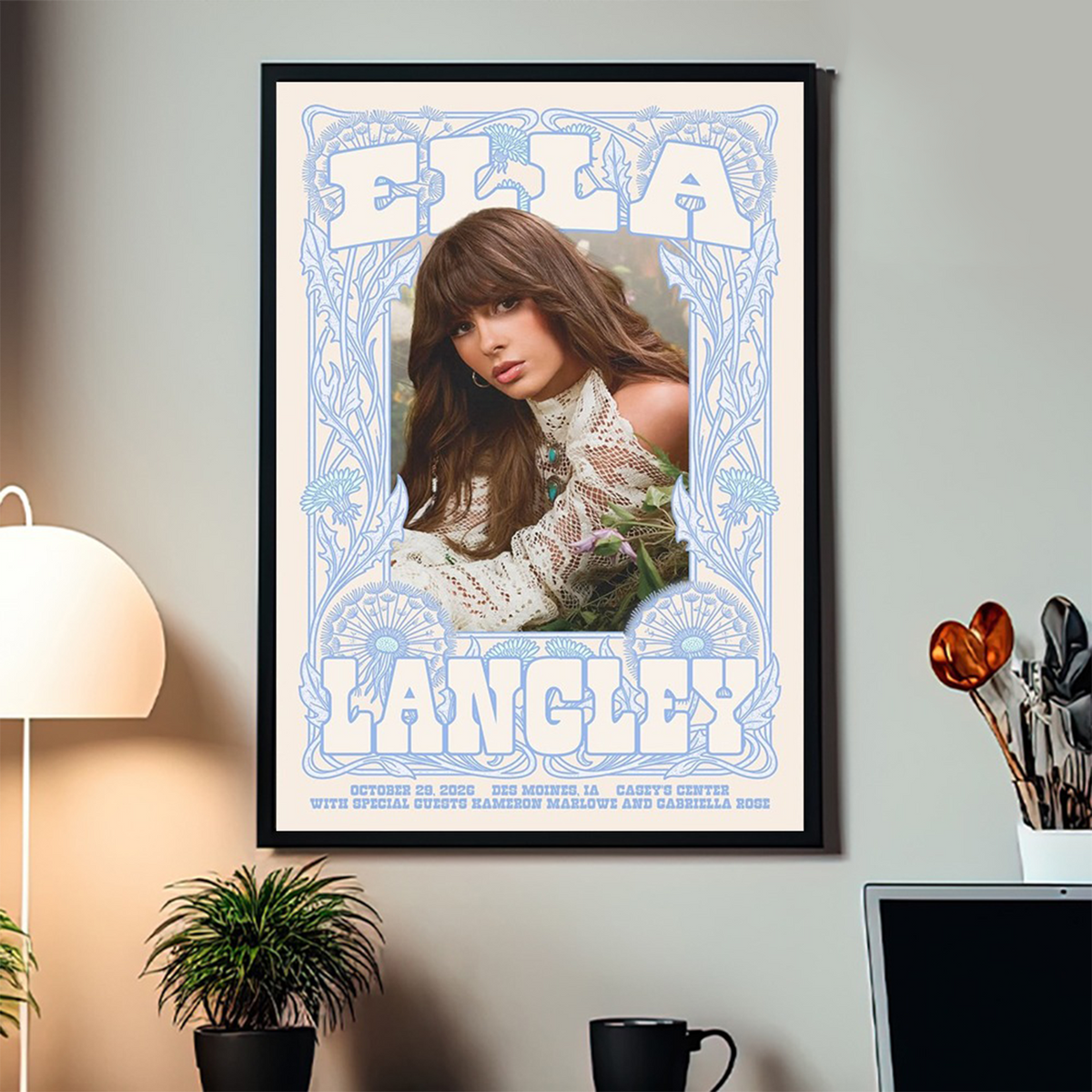 Limited Edition Ella Langley Dandelion Tour 2026 Poster