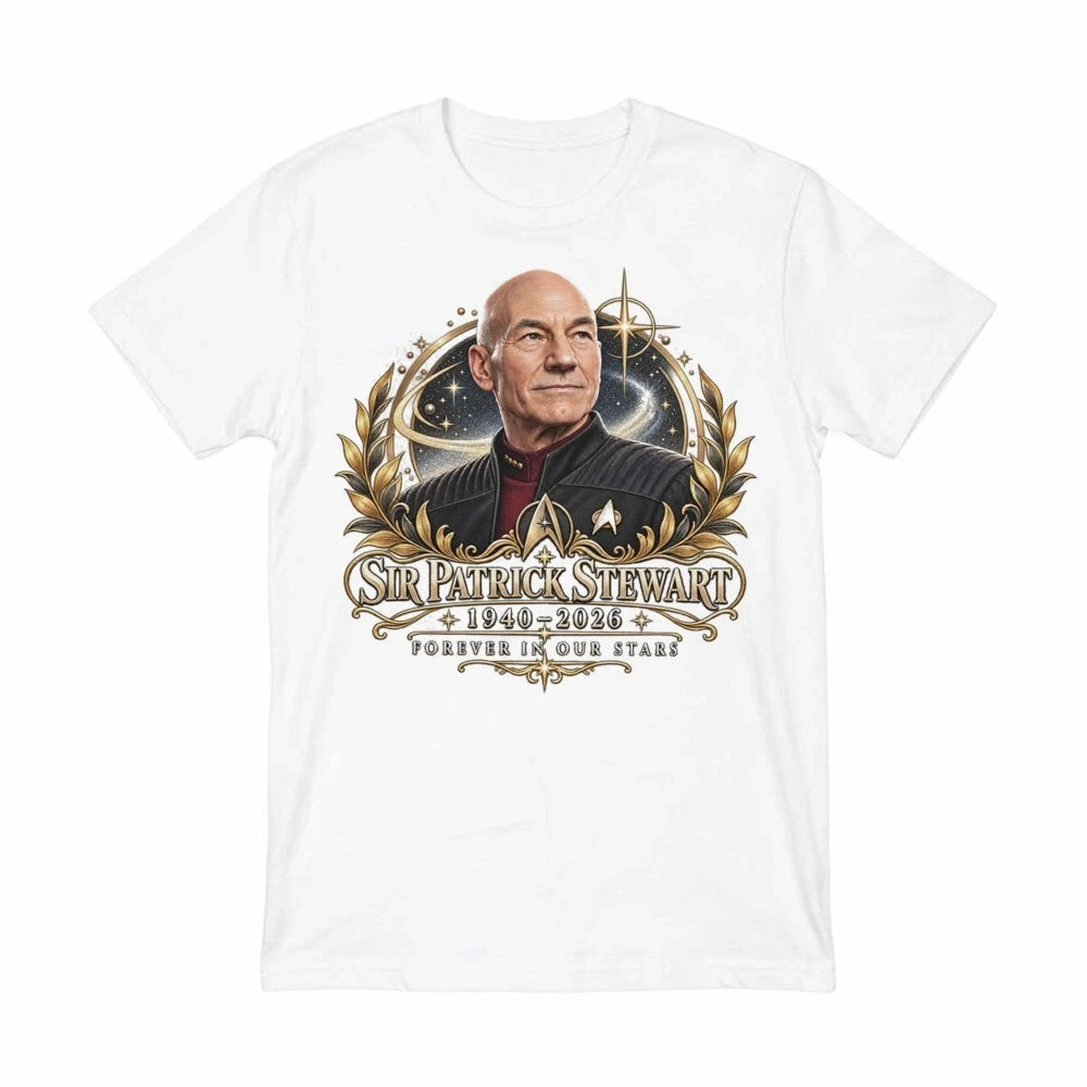 In Loving Memory Patrick Stewart 1940-2026 Rest In Peace Comfort Colors T-Shirt
