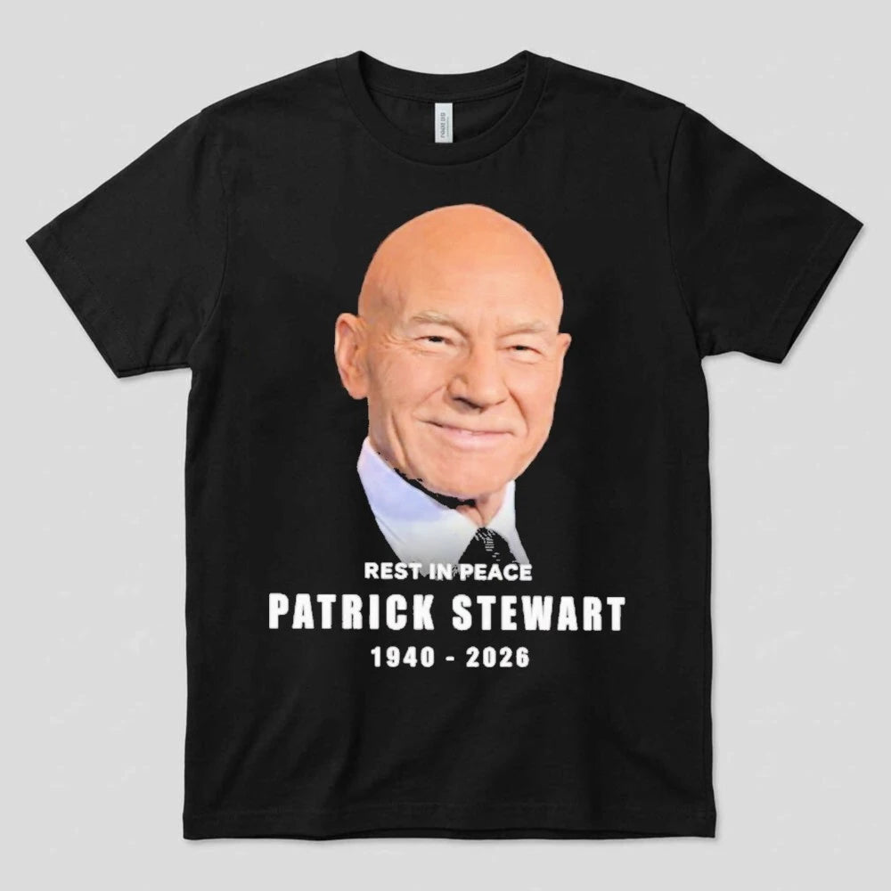 In Loving Memory Patrick Stewart 1940-2026 Rest In Peace Comfort Colors T-Shirt