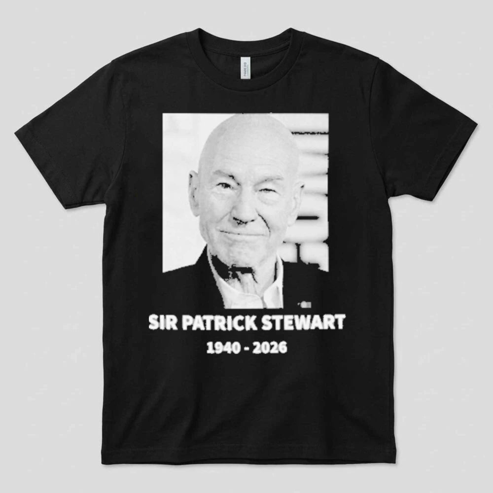 In Loving Memory Patrick Stewart 1940-2026 Rest In Peace Comfort Colors T-Shirt