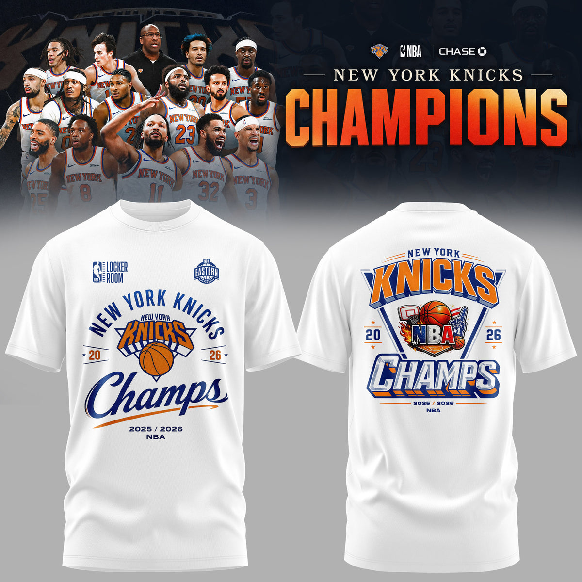 New York Knicks Eastern Conference Champions Edition Tshirt