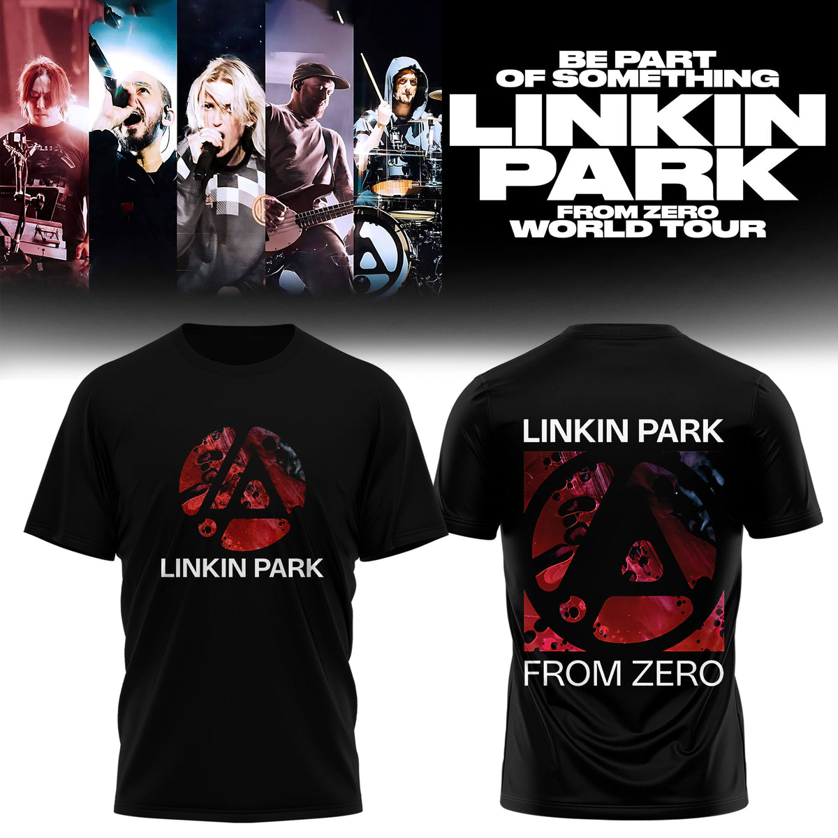 Linkin Park 2026 Tour Merch Is Here – From Zero T-Shirt Collection