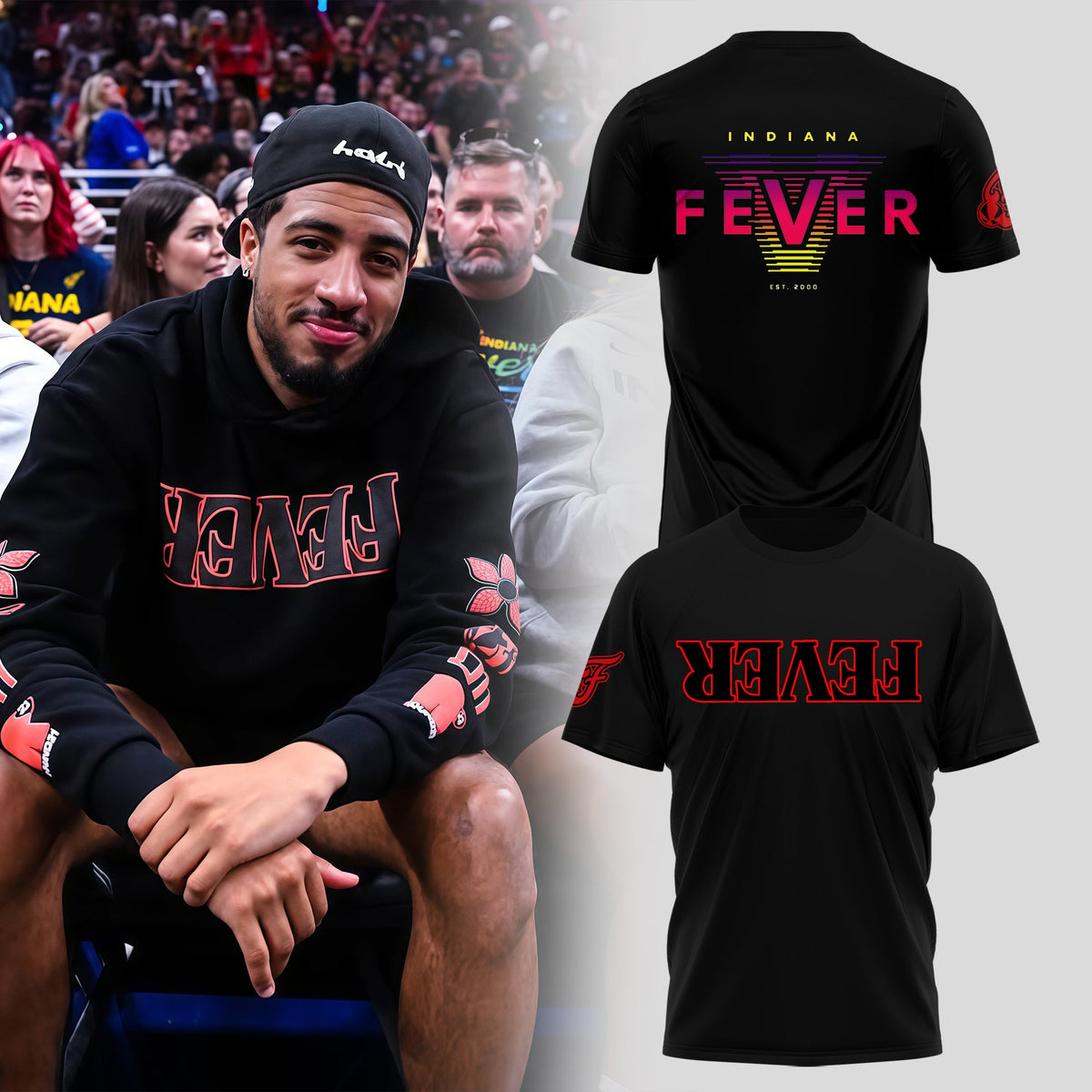 Indiana Fever Limited Edition Stranger Things T-Shirt