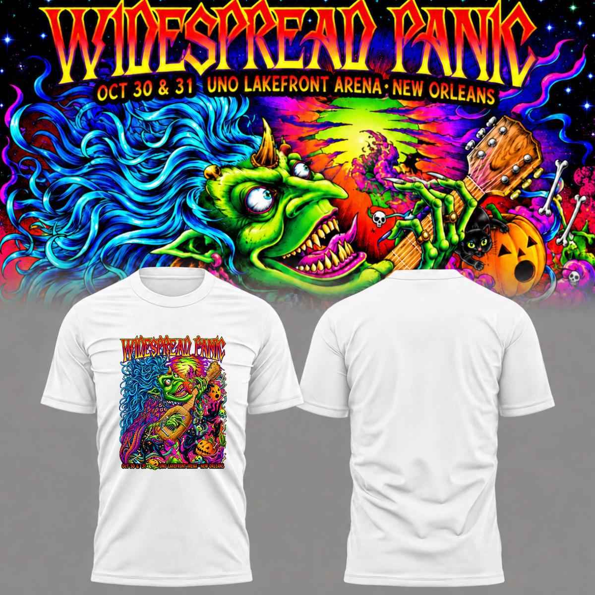 Widespread Panic Halloween Run 2026 New Orleans, LA 2026 Event T-shirt