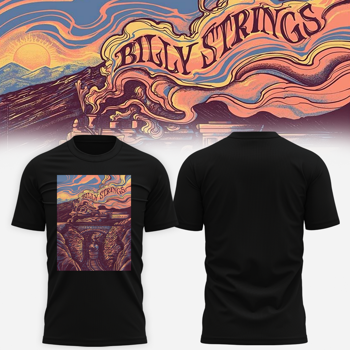 Billy Strings Chattanooga TN 2026 Event Poster At Tivoli Theatre On October 20 2026 T-shirt