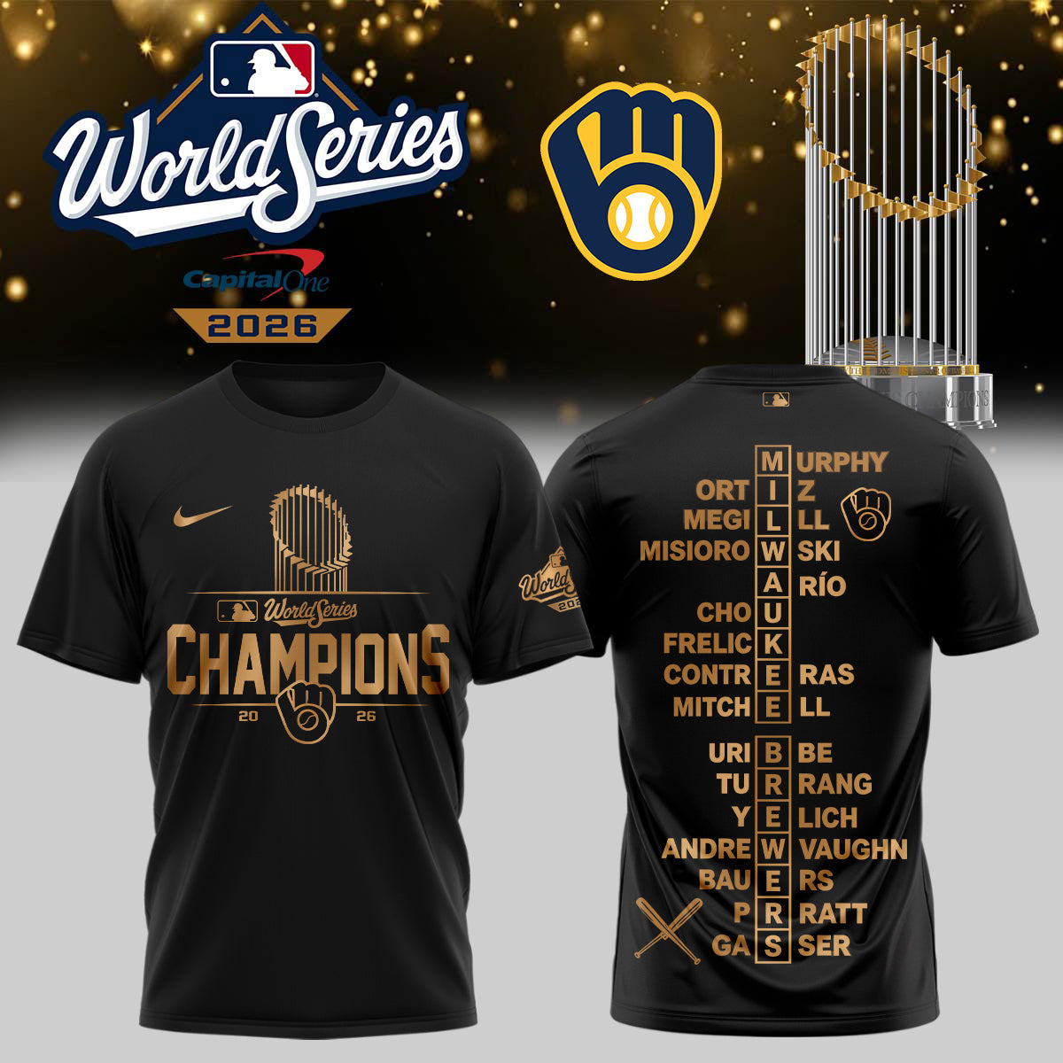 Milwaukee Brewers 2026 World Series Champions – Tshirt