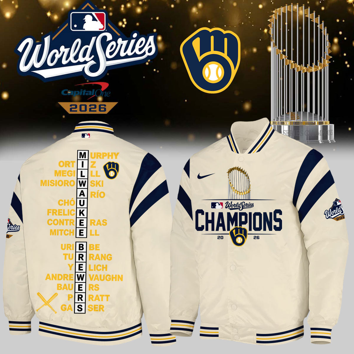,Milwaukee Brewers 2026 World Series Champions – Bomber