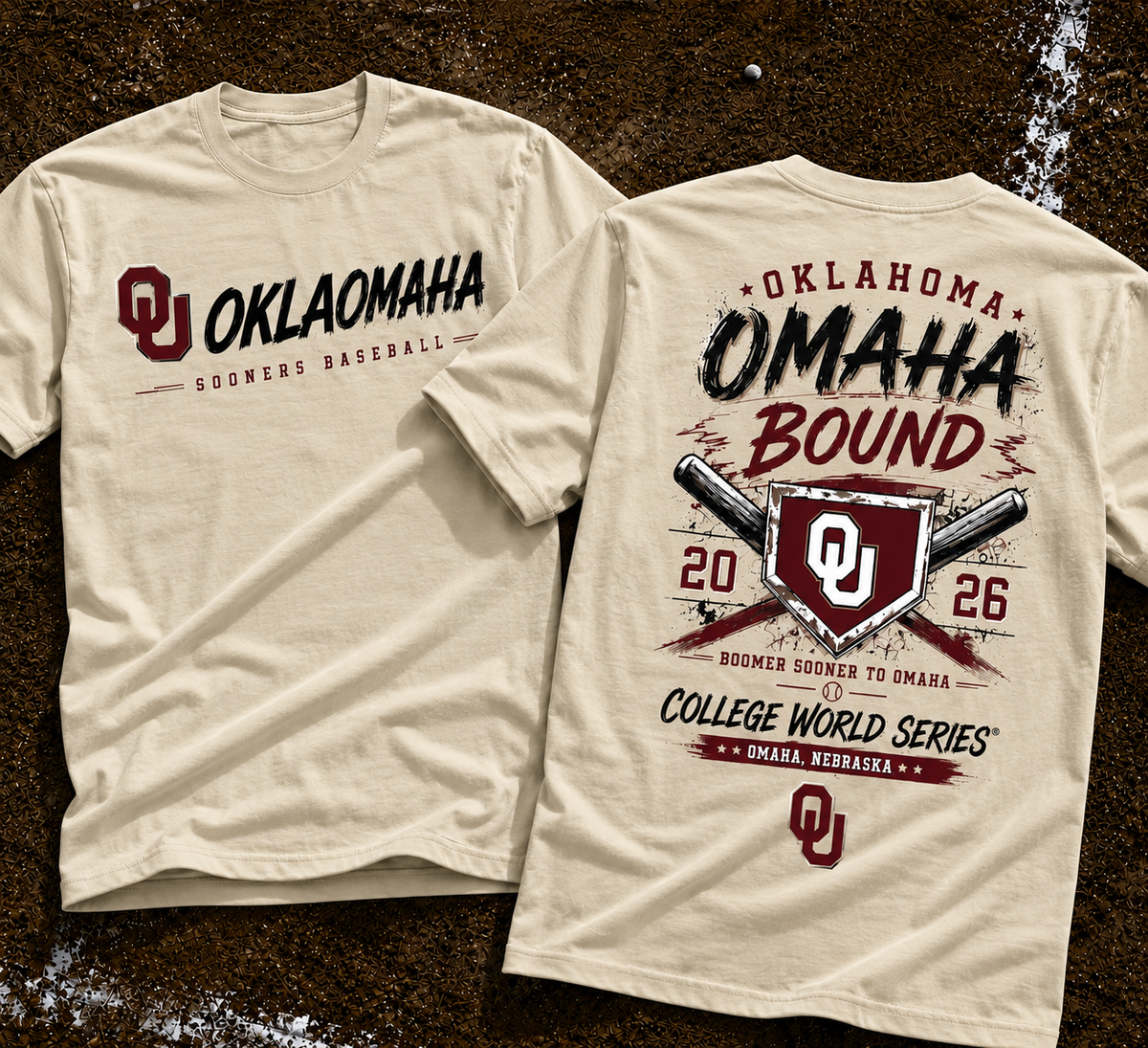 Oklahoma Sooners Baseball 2026 Baseball Men’s College World Series OMAHA Tshirt
