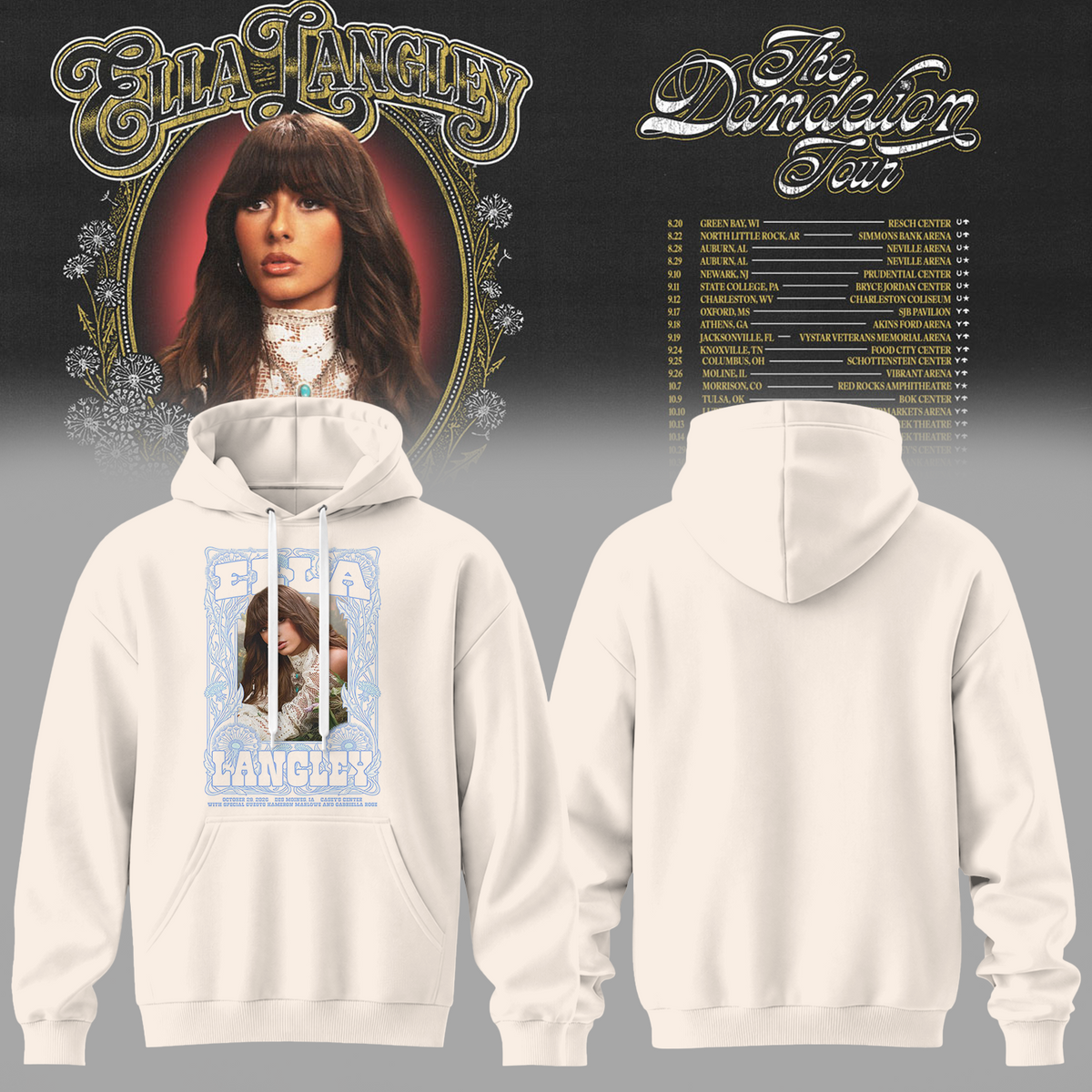 Ella Langley The Dandelion Tour 2026 Hoodie