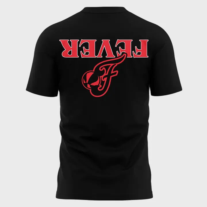 Now You Know Indiana Fever T-Shirt WNBA Playoff 2025 Black Red