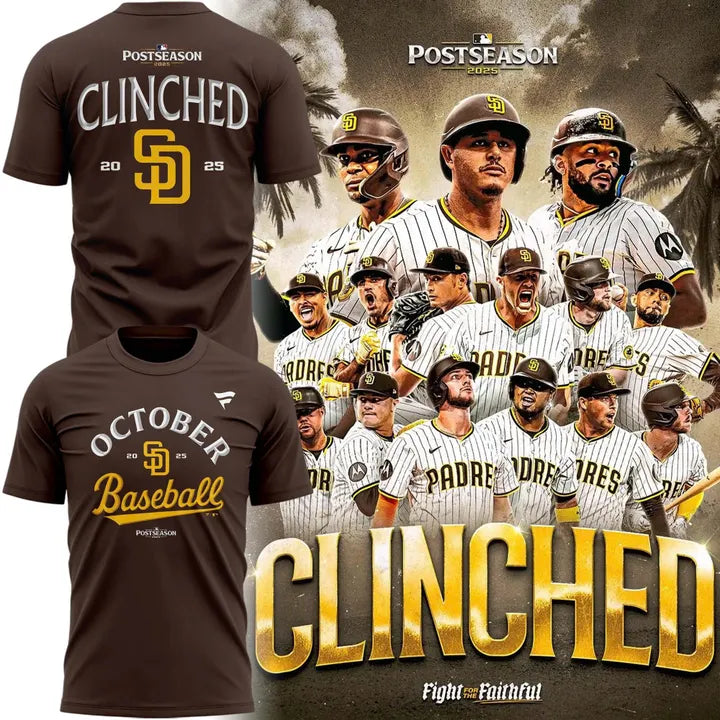 San Diego Padres October 2025 Postseason T-Shirt