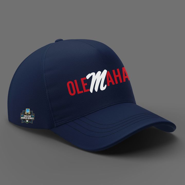 Limited Edition "Olemaha" Hoodie Ole Miss Baseball CWS2026