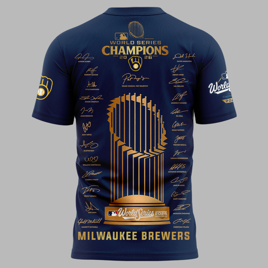 Milwaukee Brewers World Series Champions 2026 T-Shirt