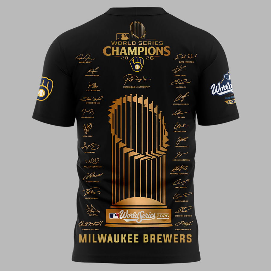 03.Milwaukee Brewers World Series Champions 2026 T-Shirt