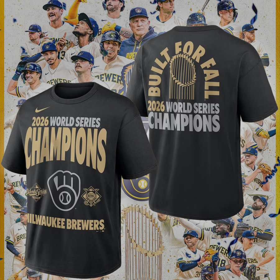 04.VIP.Milwaukee Brewers 2026 World Series Champions T-Shirt