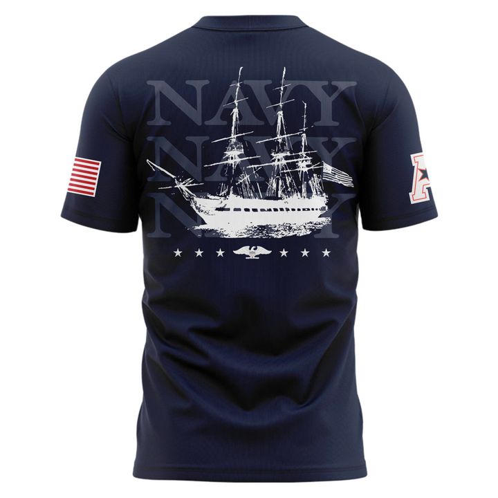 Navy Sideline Collection - Navy Midshipmen T-Shirt 250th Anniversary Uniform