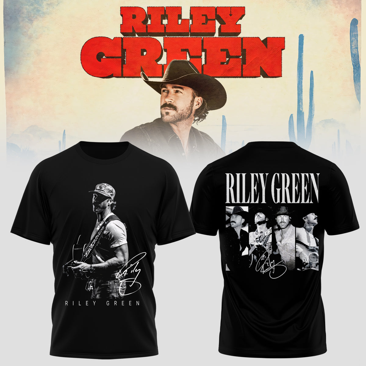 RILEY GREEN – COWBOY AS IT GETS COLLECTION Tshirt