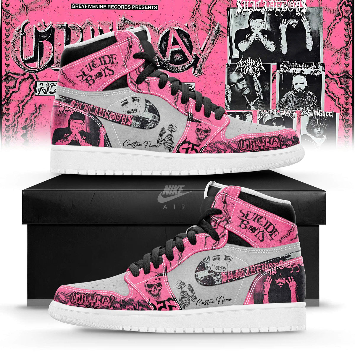 Grey Day 2026: Official Custom Kicks for the Suicideboys Faithful