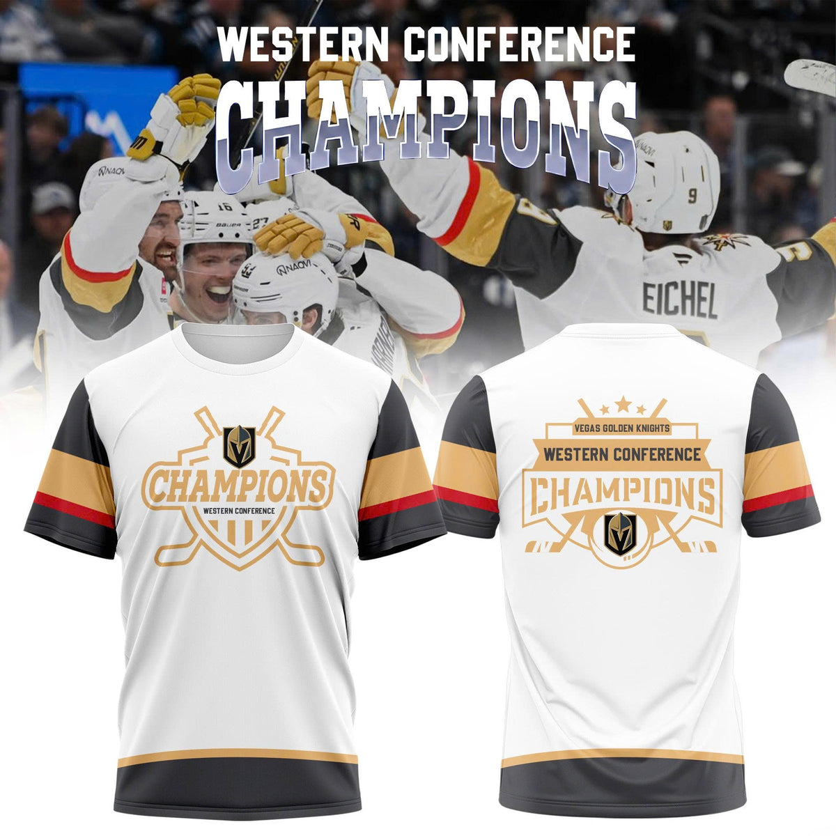 .Western Conference Champions 25–26 Hockey Tee