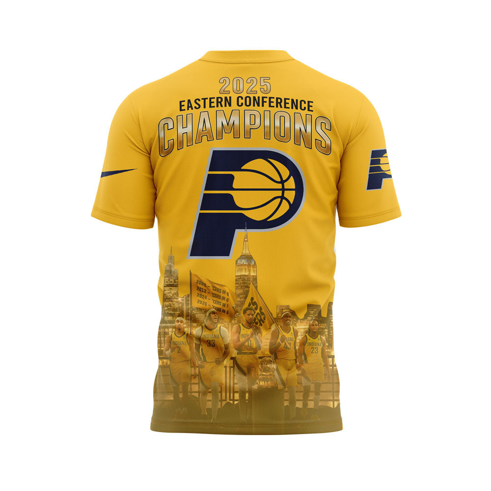 Indiana Pacers EASTERN CONFERENCE CHAMPIONS 2025 T-Shirt