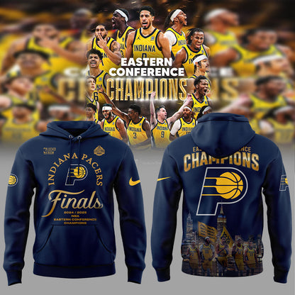 Indiana Pacers EASTERN CONFERENCE CHAMPIONS 2025 Hoodie