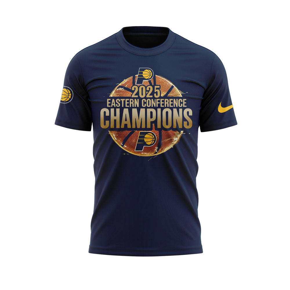 Indiana Pacers EASTERN CONFERENCE CHAMPIONS 2025 T-Shirt