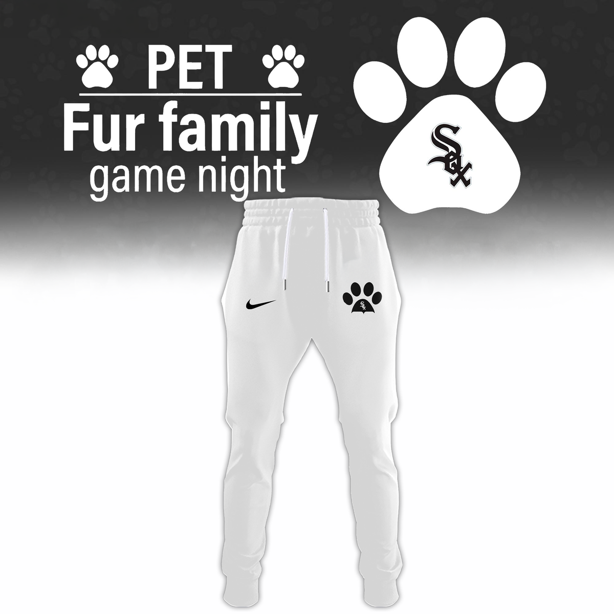 CW Sox x Fur Family Pet Game Night 2026 Zip Hoodie Limited Edition + Selling Out Fast