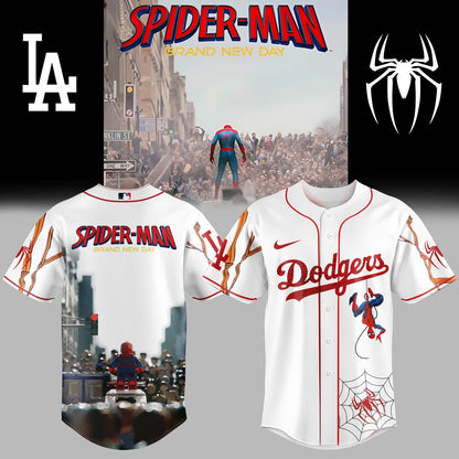 Los Angeles Dodgers Jersey x Spider-Man: Brand New Day 2025