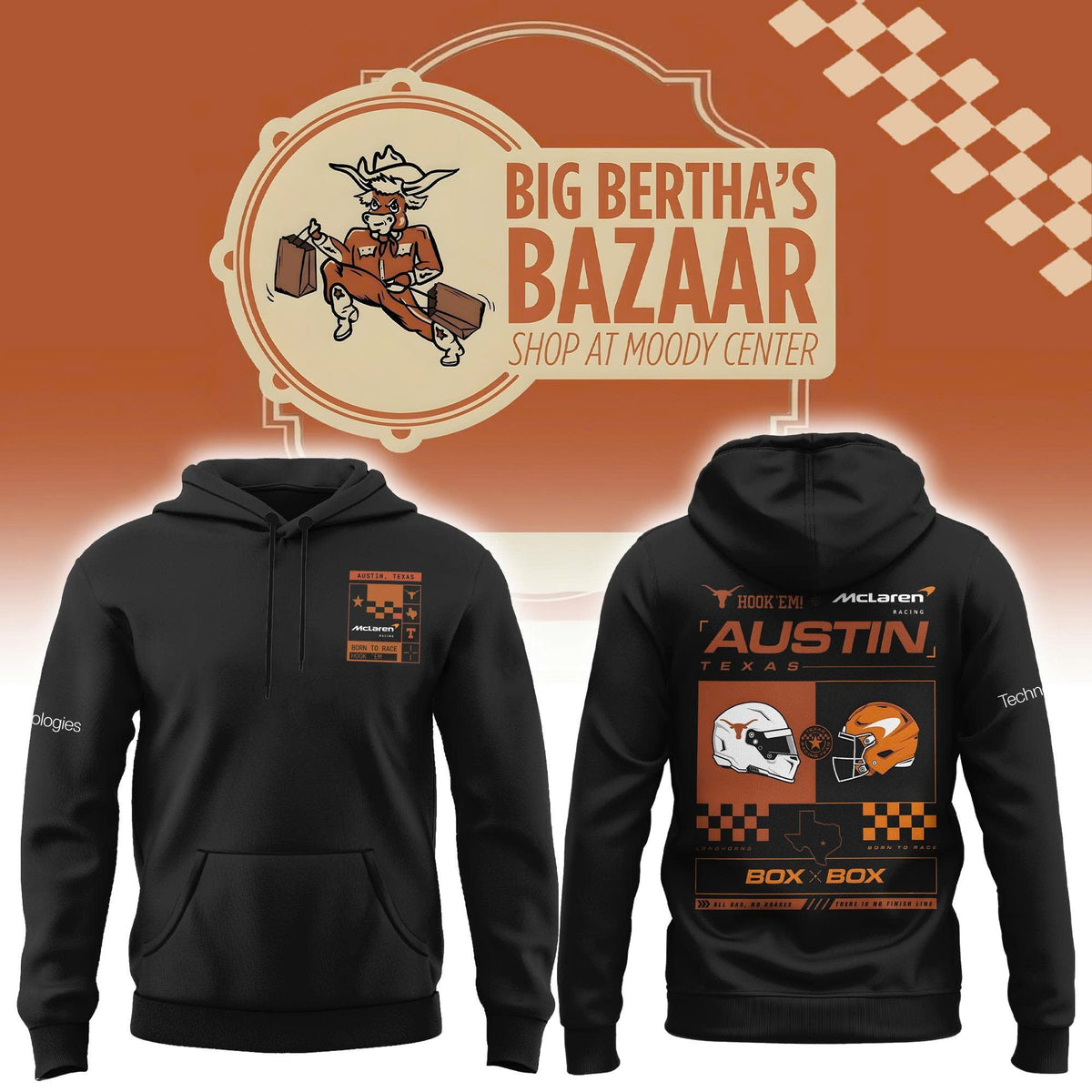 Texas Longhorns x McLaren Outerstuff Head 2 Head Hoodie