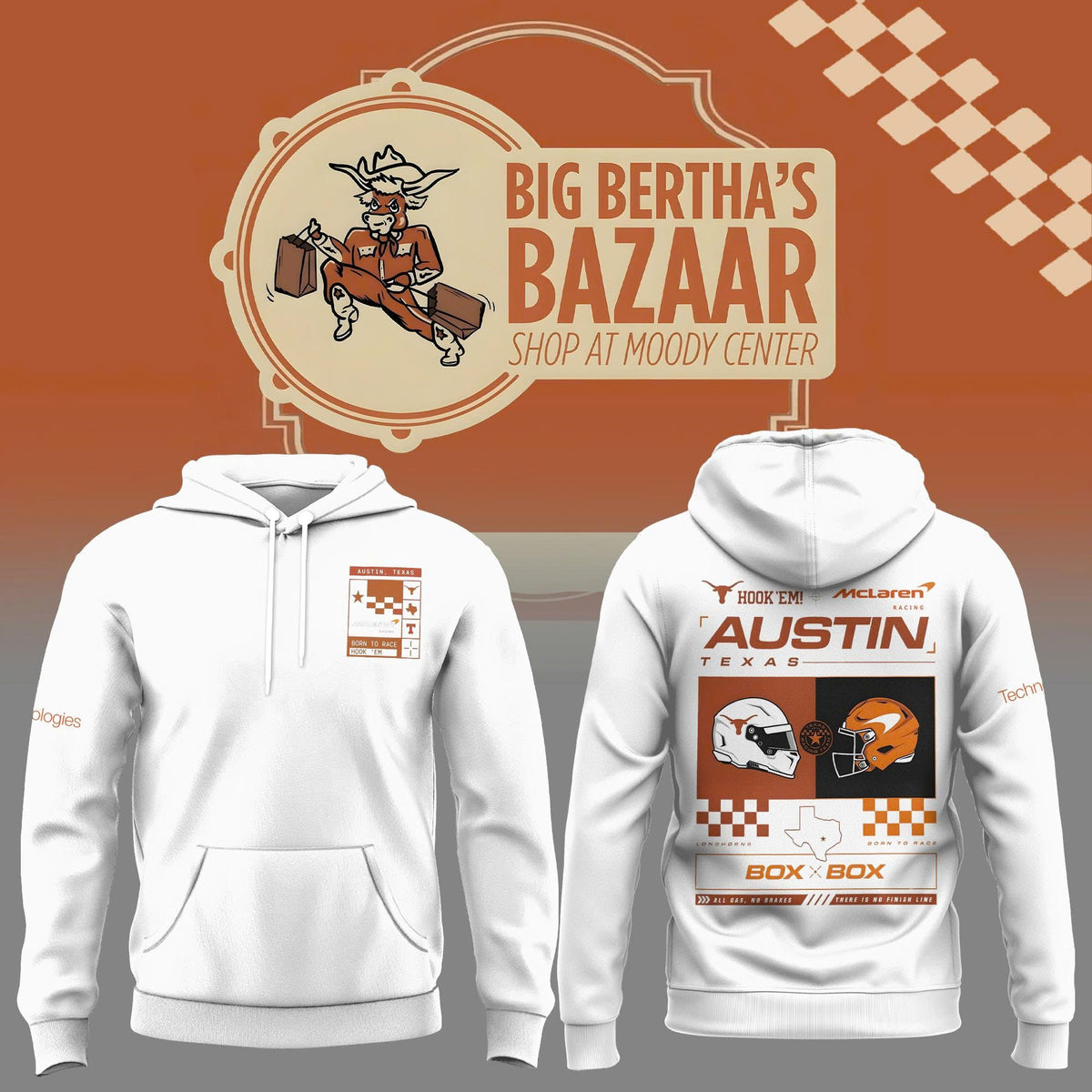 Texas Longhorns x McLaren Outerstuff Head 2 Head Hoodie