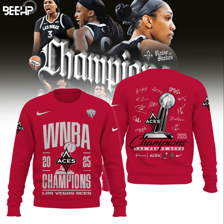 Las Vegas Aces 2025 WNBA Champions Limited Edition Sweatshirt