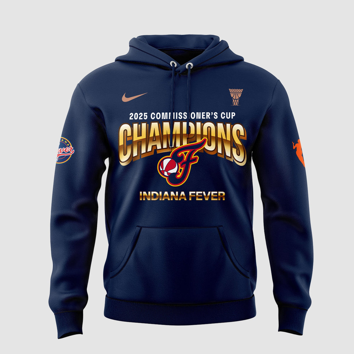 Indiana Fever 2025 WNBA Commissioner's Cup Champions Hoodie