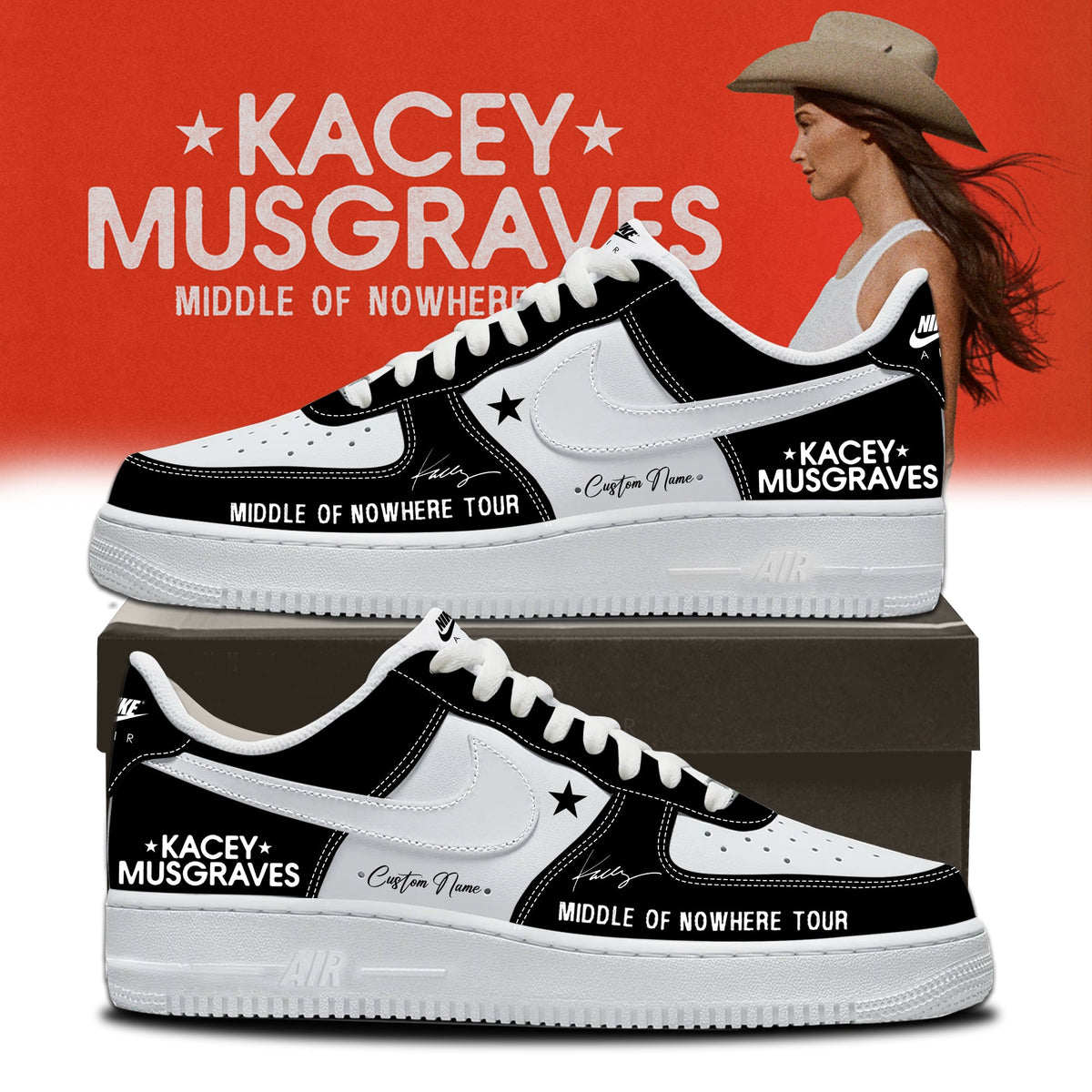 Kacey Musgraves Middle of Nowhere Tour Signed Shoes 2