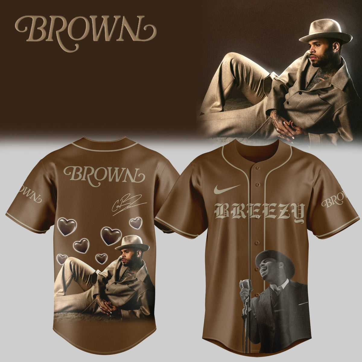 _.CHRIS BROWN’S BROWN ALBUM Jersey
