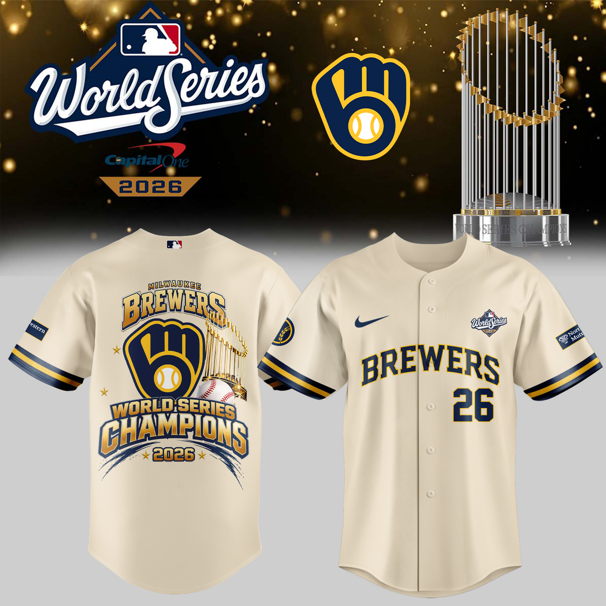 Milwaukee Brewers 2026 World Series Champions – Jersey