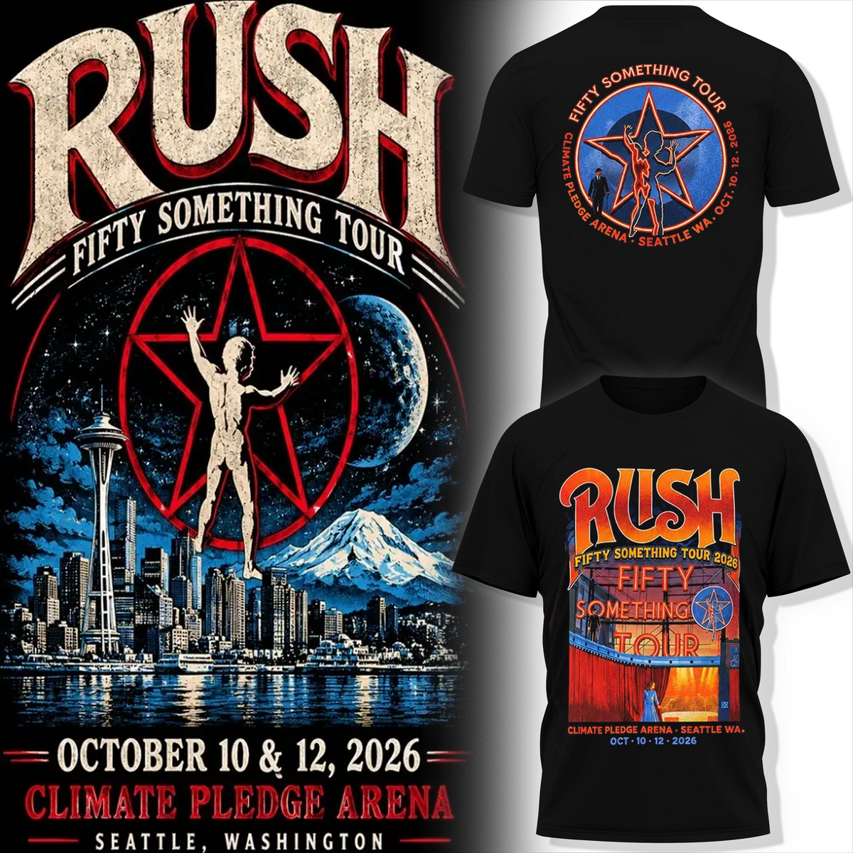 Fifty Something Tour 2026, Seattle T-shirt